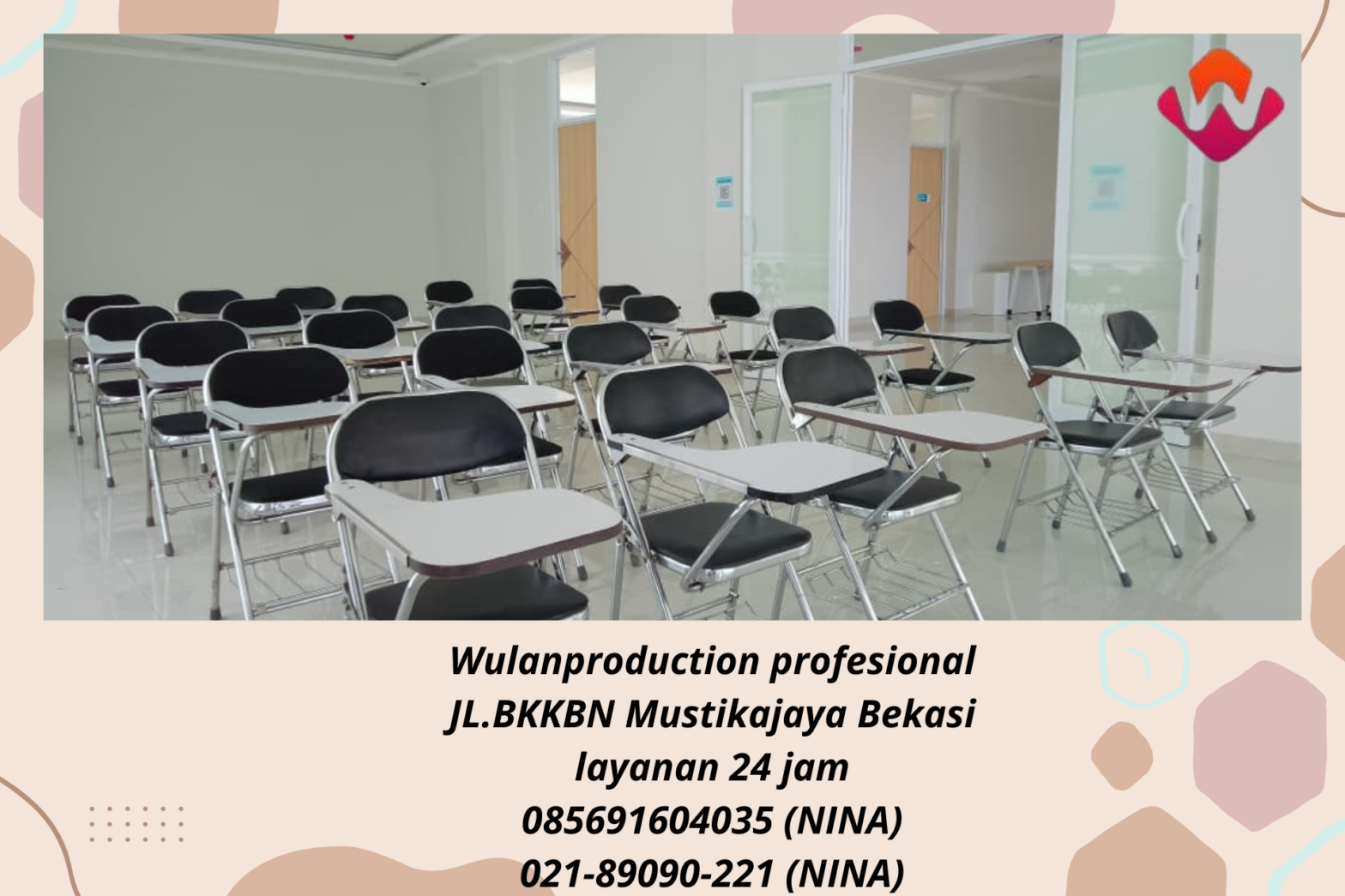 Sewa Kursi Kuliah Lipat Dan Kursi Futura Event Area Jakarta