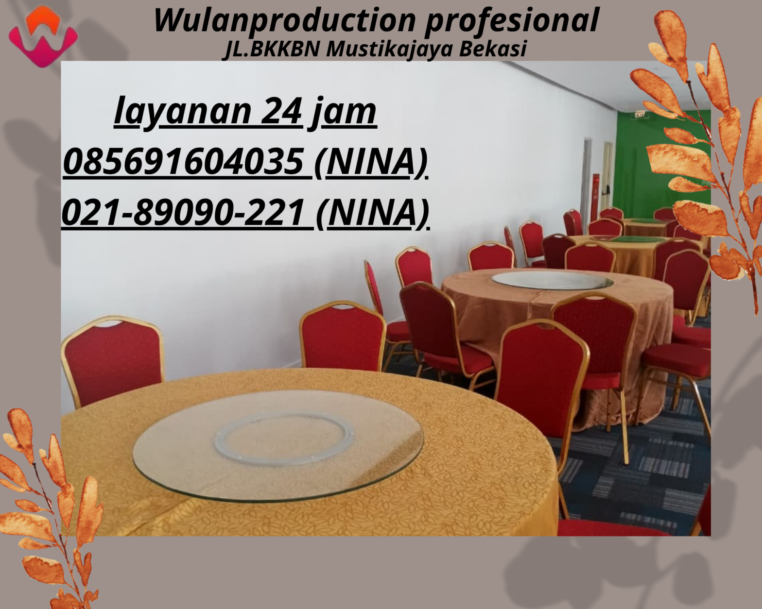 Sewa Lazy Susan Round Table Mangga dua Jakarta