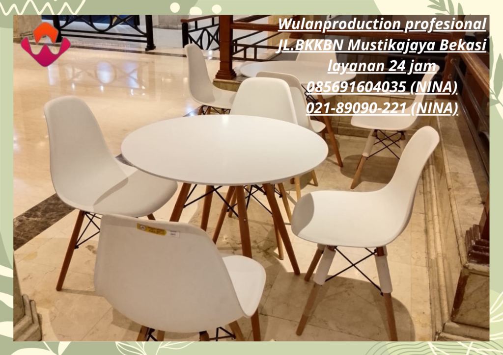 Sewa Meja Dirmy Dan Kursi Scramble Putih Area Jakarta 
