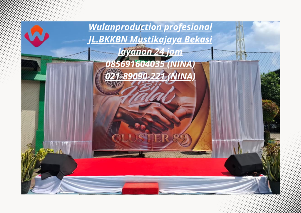 Sewa Panggung Dan Backdrop Outdoor Area Cikarang