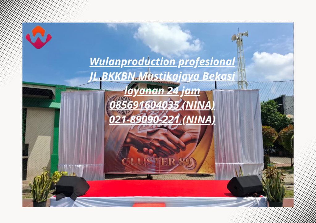 Sewa Panggung Dan Backdrop Outdoor Area Cikarang