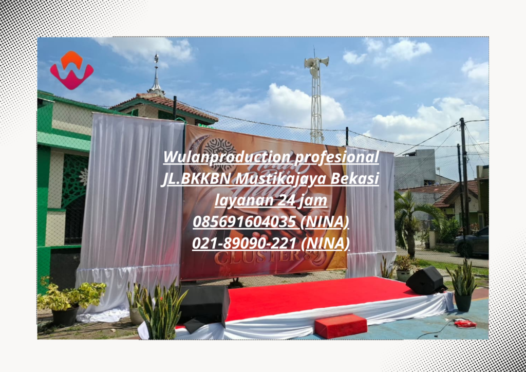 Sewa Panggung Dan Backdrop Outdoor Area Cikarang