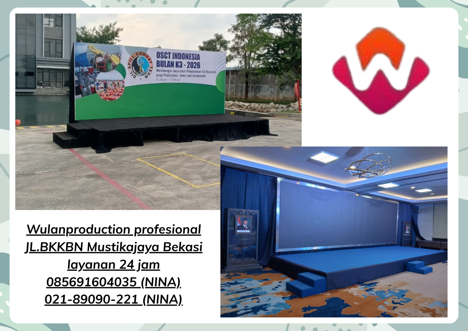 Sewa Panggung Lengkap Backdrop Harga Terjangkau Bekasi