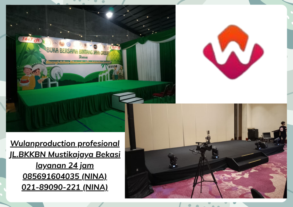 Sewa Panggung Lengkap Backdrop Harga Terjangkau Bekasi