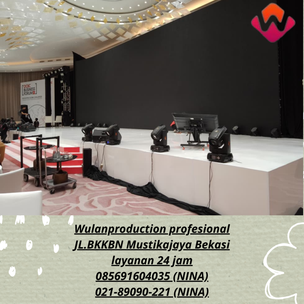 Sewa Panggung Melamin Putih Event Pondok Indah