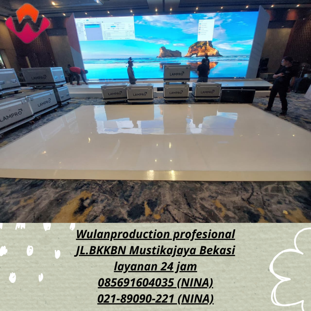 Sewa Panggung Melamin Putih Event Pondok Indah