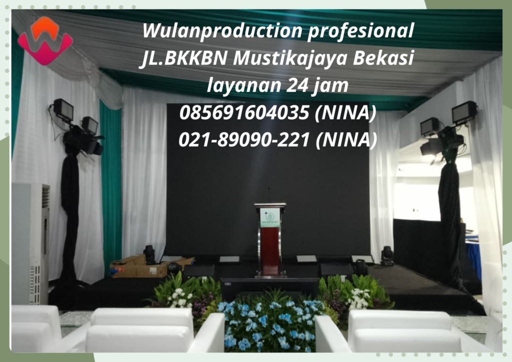 Sewa Podium Stage Backdrop Photobooth Jakarta