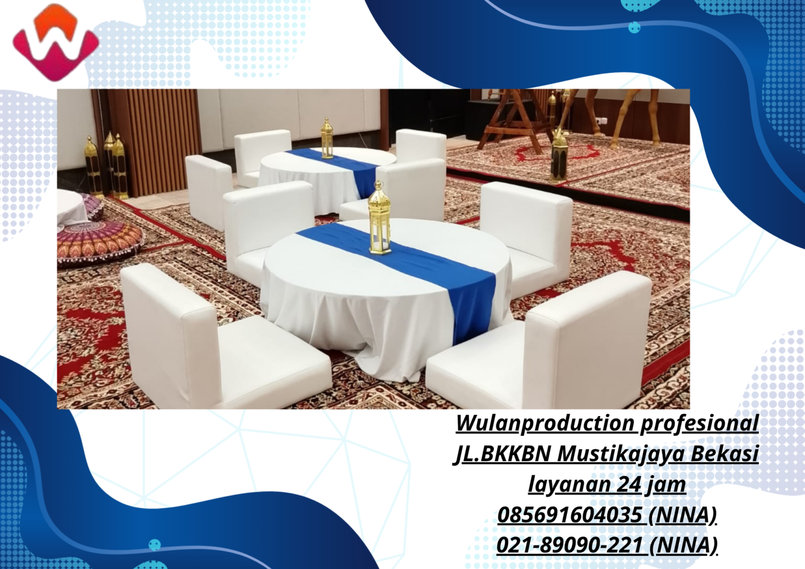 Sewa Sofa Lesehan Putih Jakarta