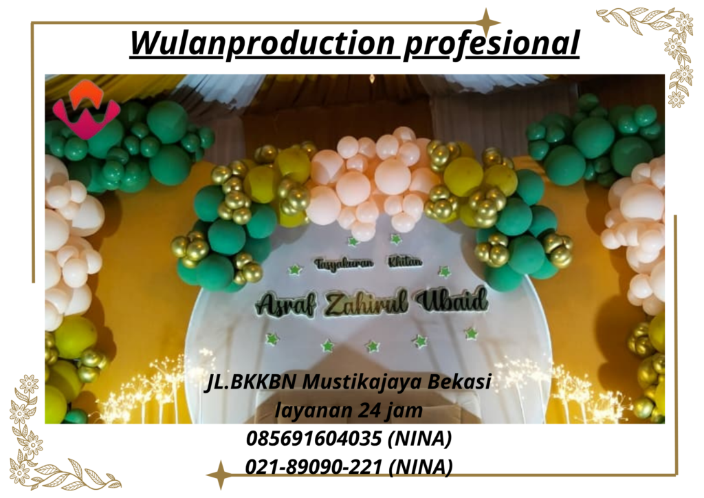 Sewa Tenda Dekorasi Balon Mewah Area Jakarta