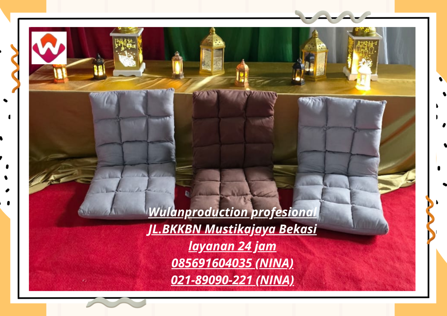 Rental Kursi Lesehan Empuk Event Pasar Minggu Jakarta Selatan