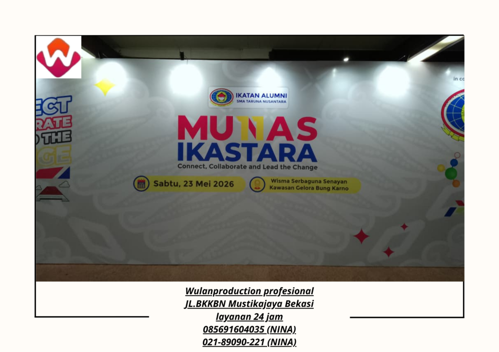 Sewa Backdrop Photo Booth Spot Light Wisma Senayan