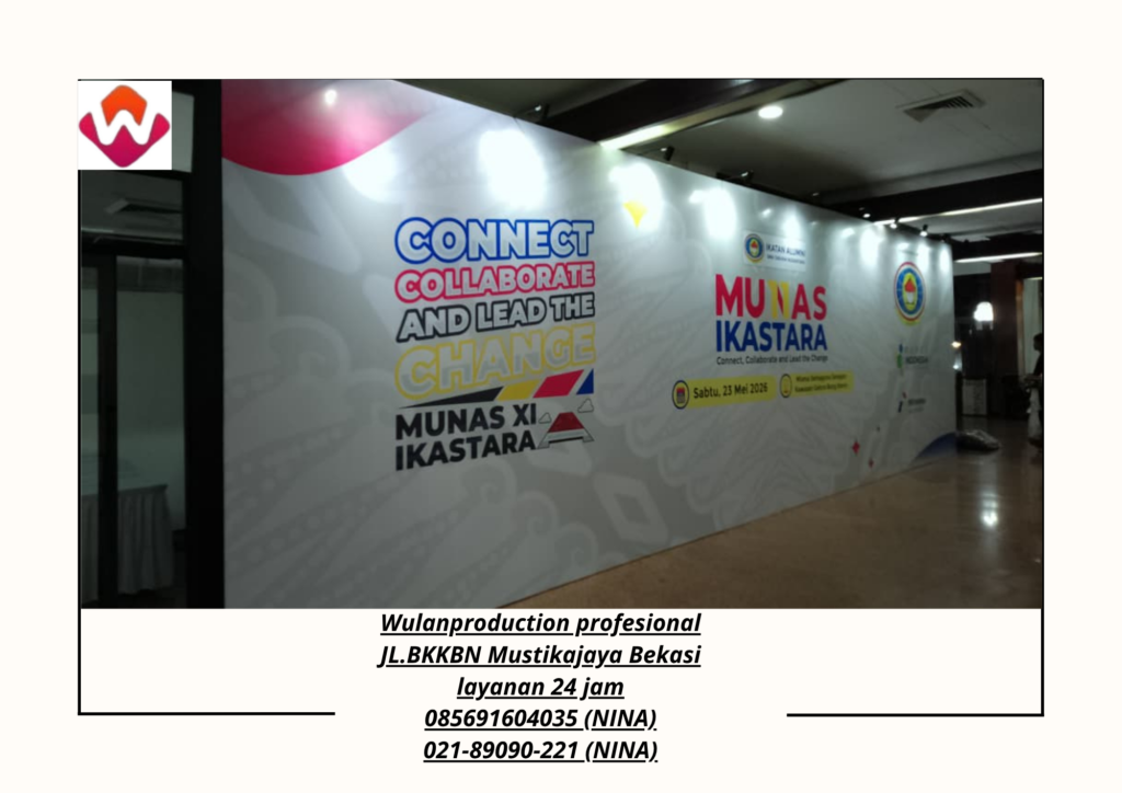 Sewa Backdrop Photo Booth Spot Light Wisma Senayan