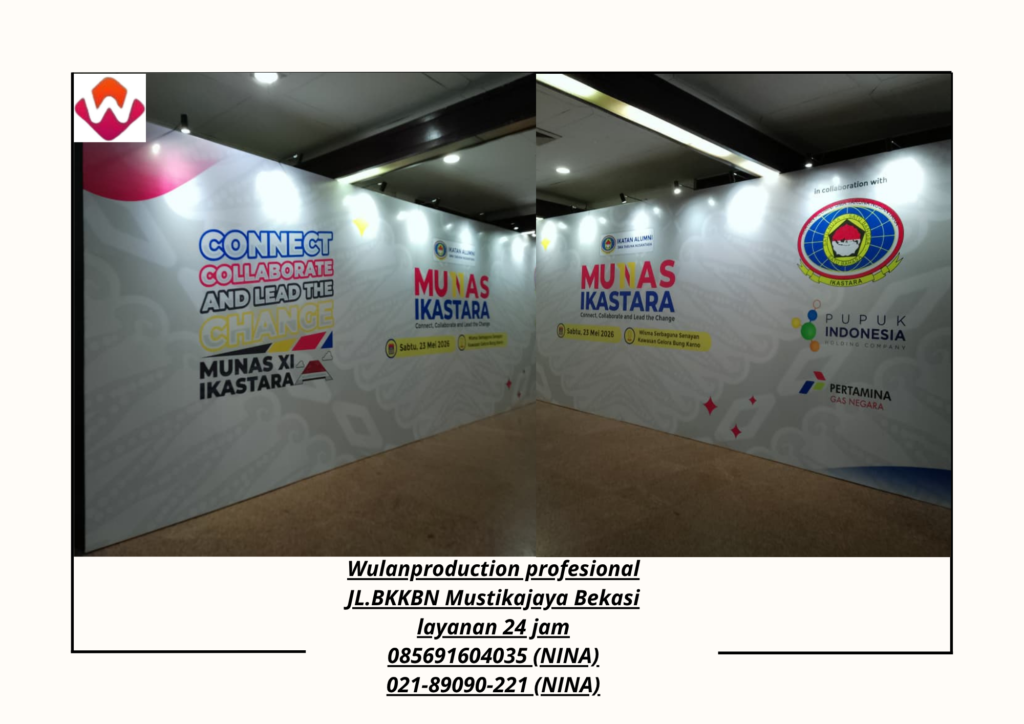 Sewa Backdrop Photo Booth Spot Light Wisma Senayan