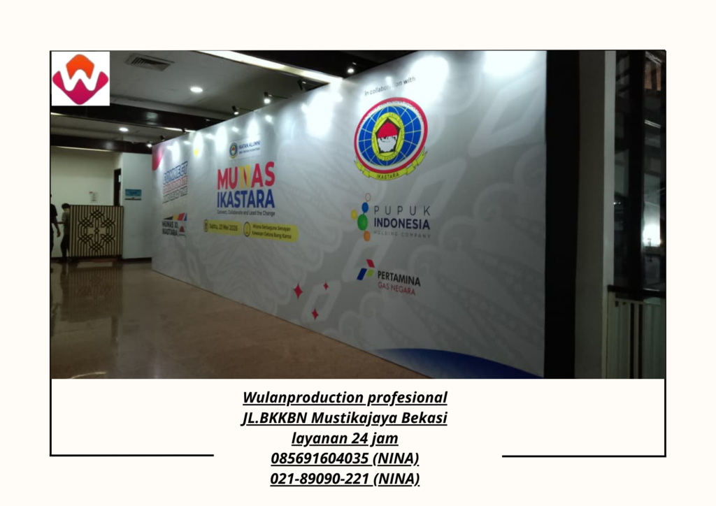 Sewa Backdrop Photo Booth Spot Light Wisma Senayan