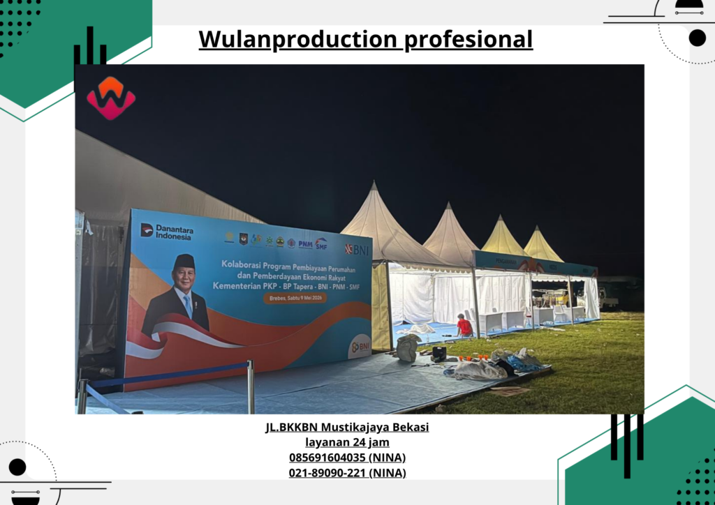sewa Set Backdrop Dan Tenda Sarnafil Area Bandung