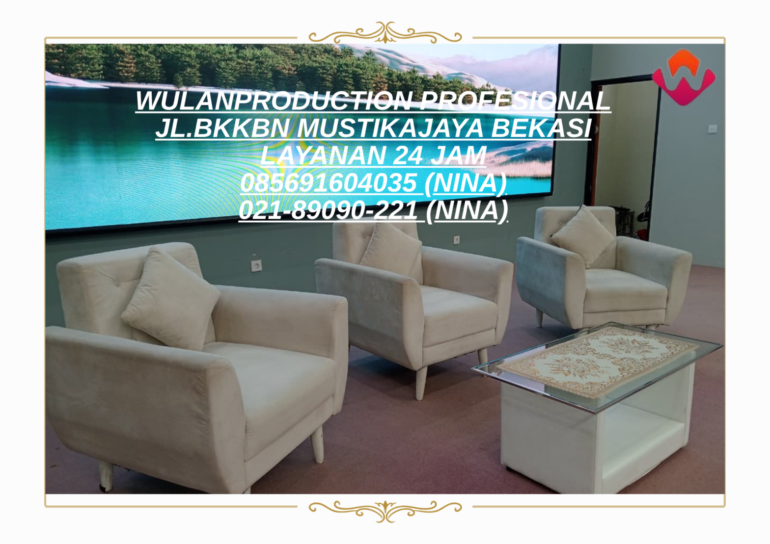 Sewa Sofa Single Dan Meja Kaca Harga Terjangkau Bogor
