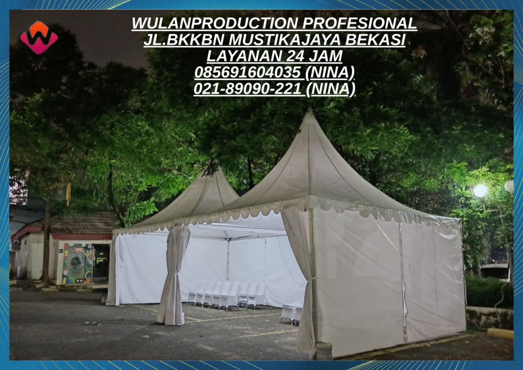 Sewa Tenda Sarnafil Dan Tenda Bazar Area Jakarta