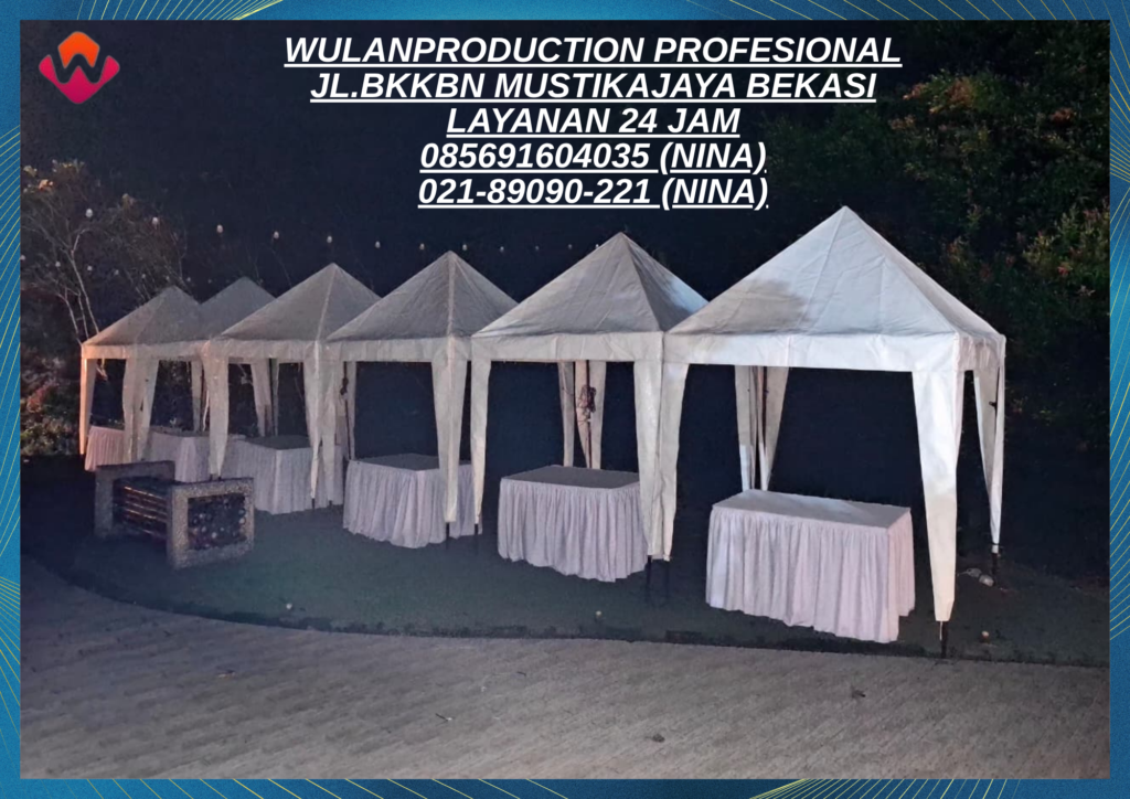 Sewa Tenda Sarnafil Dan Tenda Bazar Area Jakarta