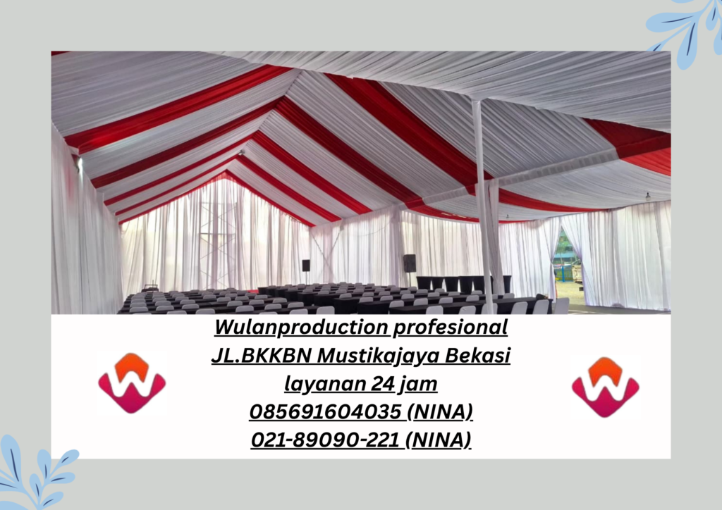 Sewa Tenda Serut Dekorasi Roder Area Jakarta Selatan