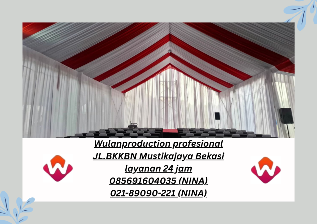 Sewa Tenda Serut Dekorasi Roder Area Jakarta Selatan