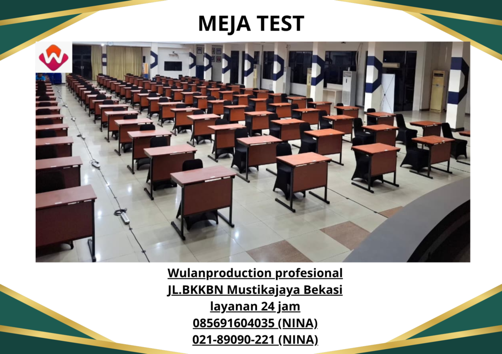 Sewa MEJA TEST Harga Terjangkau Area Bekasi