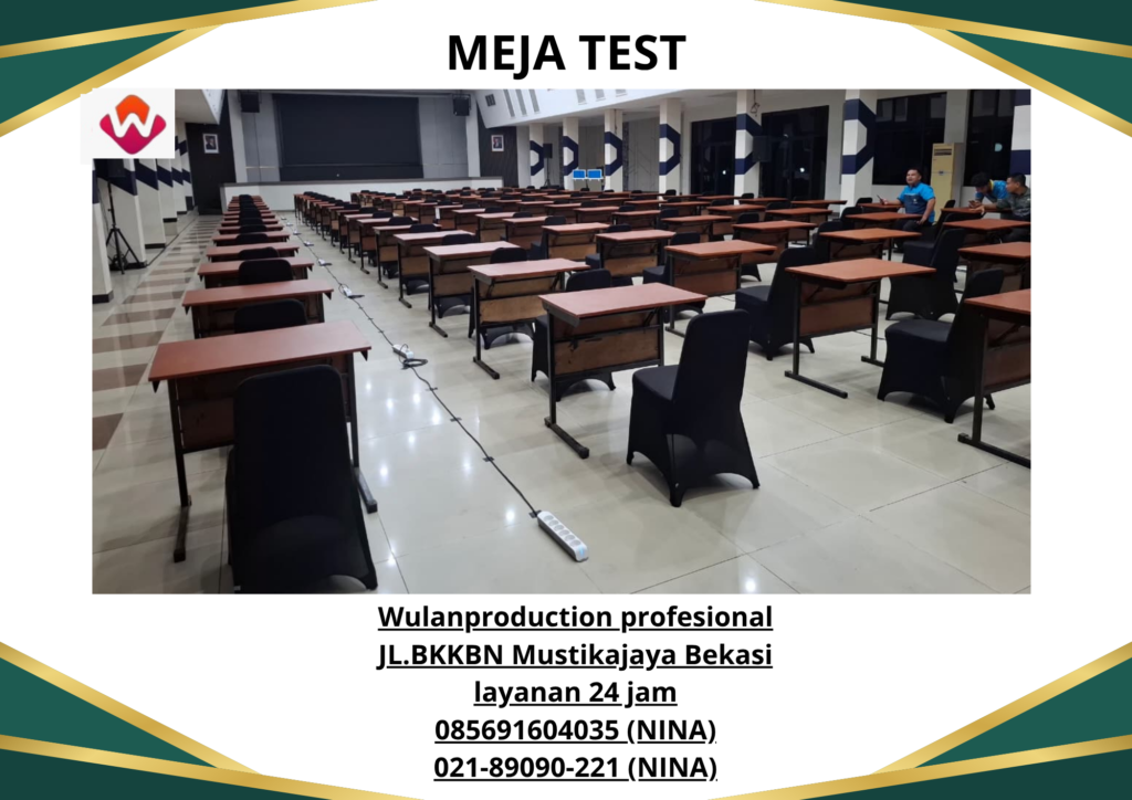Sewa MEJA TEST Harga Terjangkau Area Bekasi