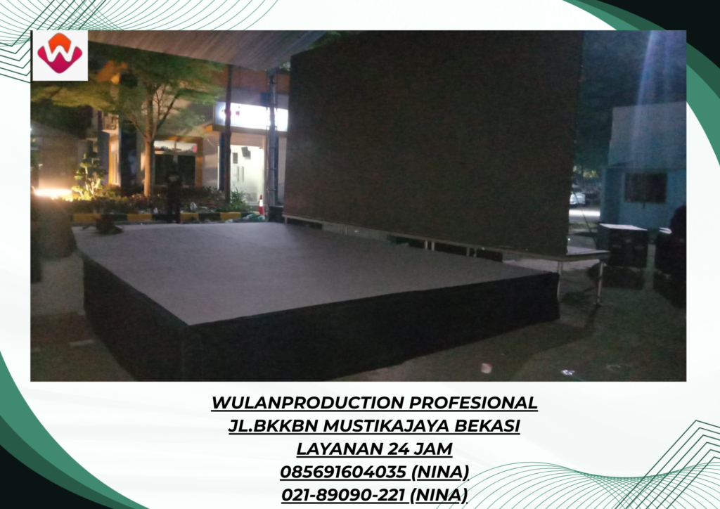 Jasa Sewa PANGGUNG TENDA SARNAFIL KURSI EVENT Bekasi
