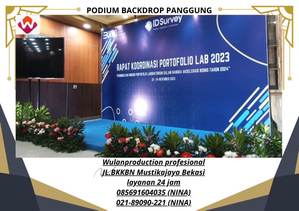 Jasa Sewa PODIUM BACKDROP PANGGUNG Bandung