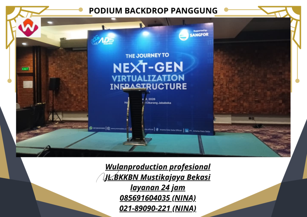 Jasa Sewa PODIUM BACKDROP PANGGUNG Bandung