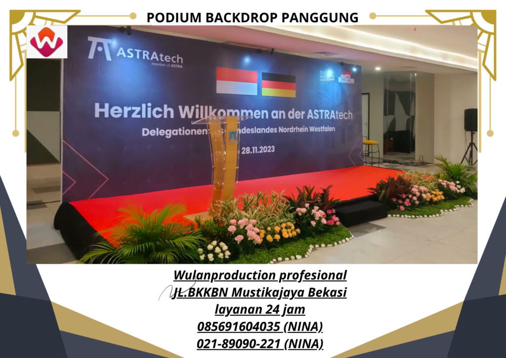 Jasa Sewa PODIUM BACKDROP PANGGUNG Bandung