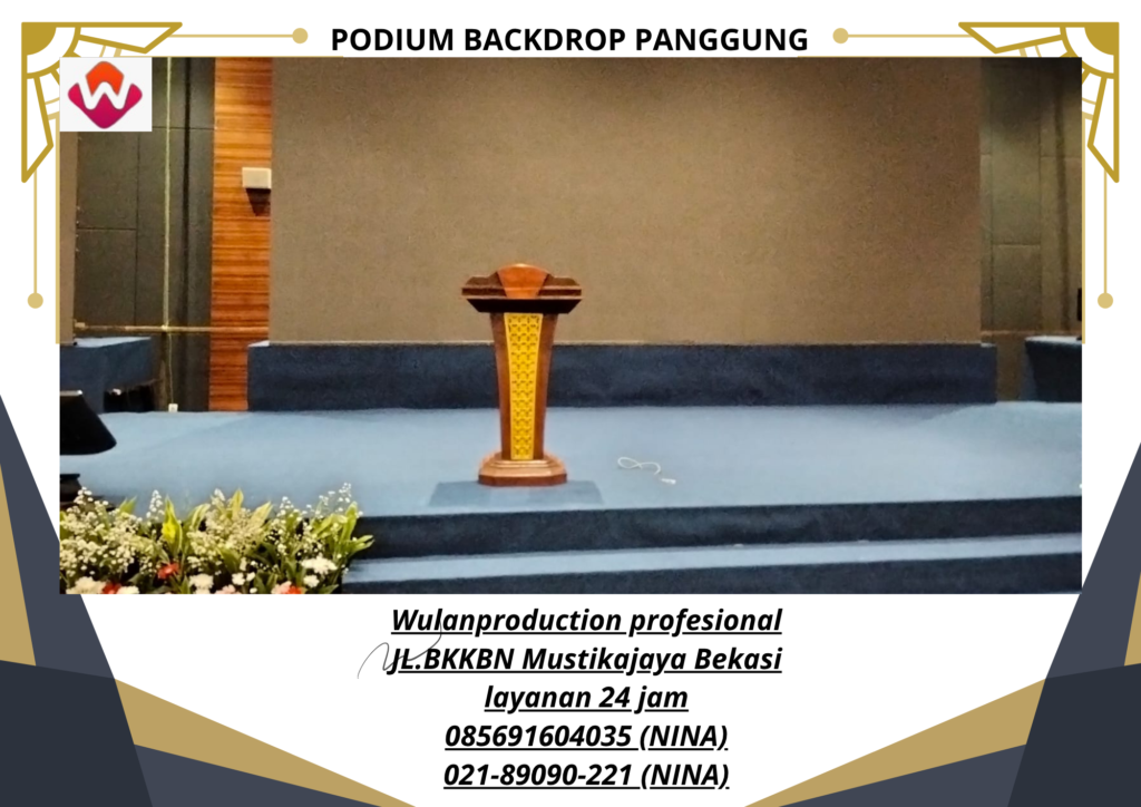 Jasa Sewa PODIUM BACKDROP PANGGUNG Bandung