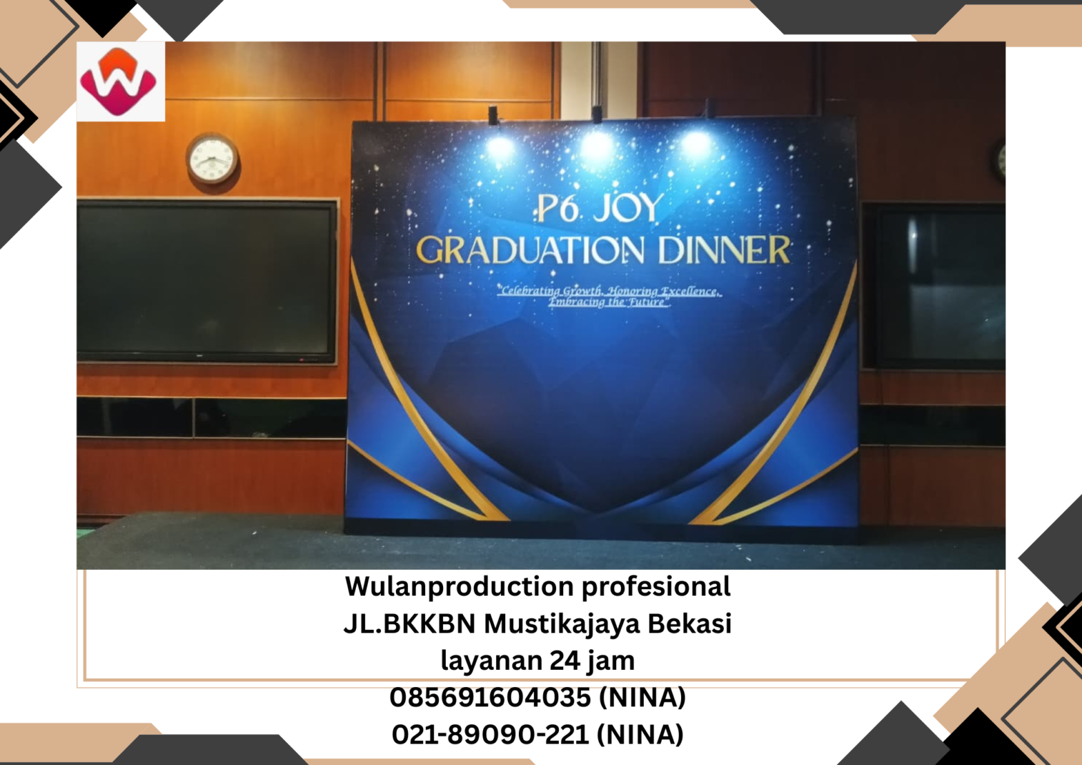Rental BACKDROP Dan PANGGUNG Area Golf PIK