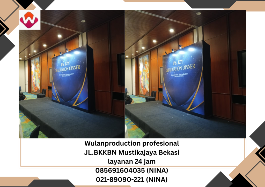 Rental BACKDROP Dan PANGGUNG Area Golf PIK