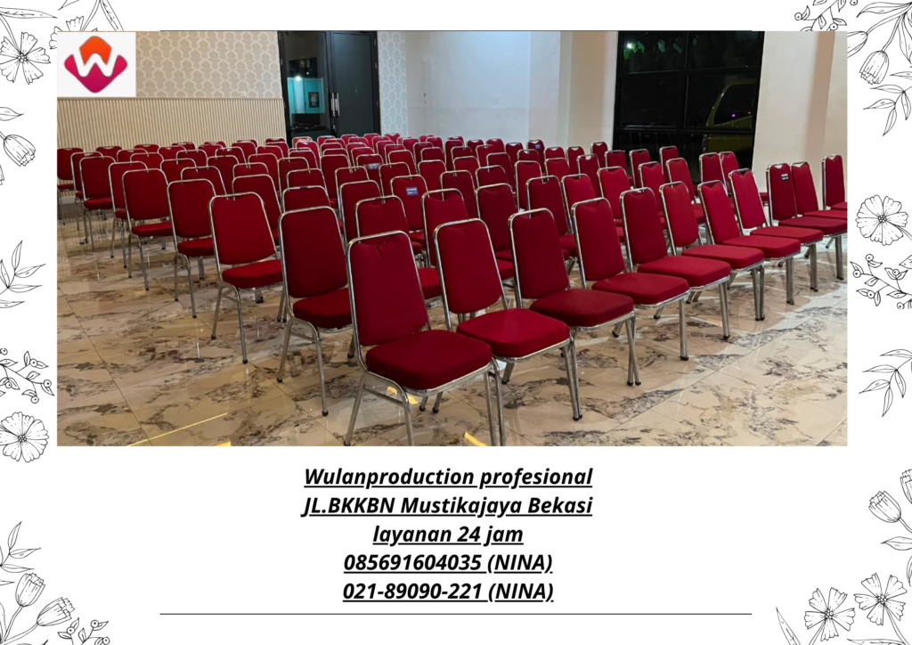 Rental KURSI FUTURA Stainless Busa Merah Jakarta