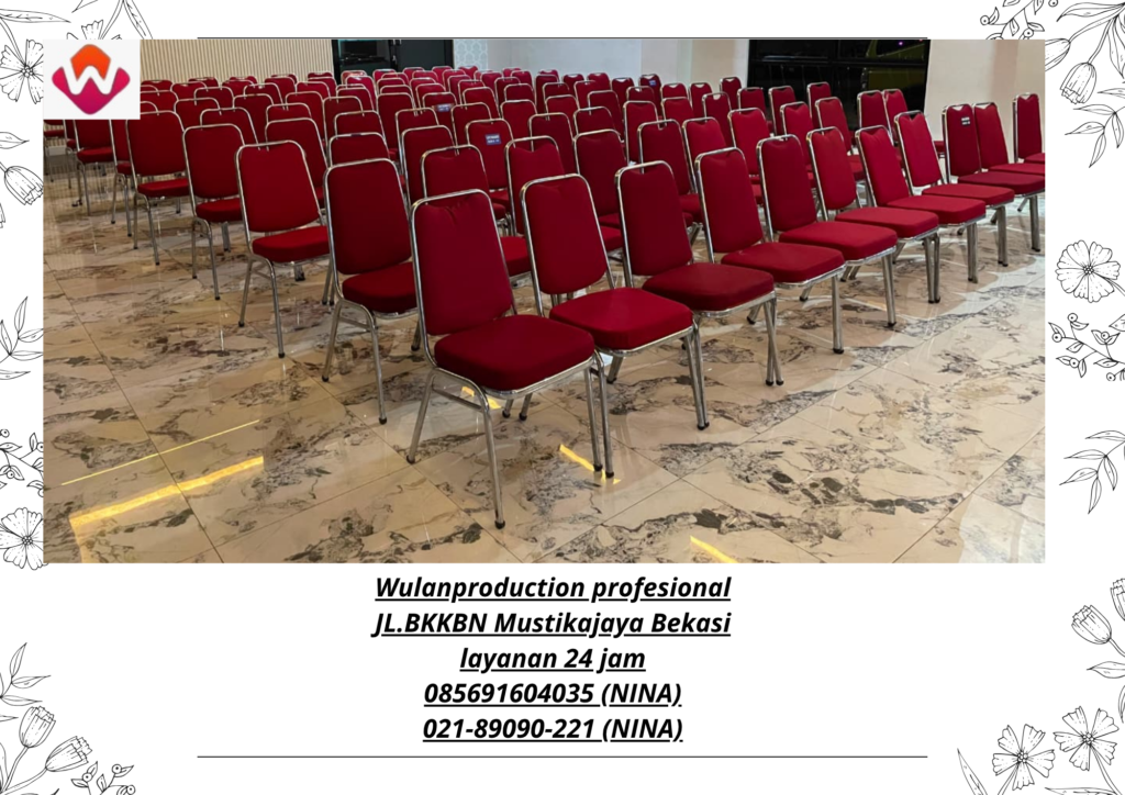 Rental KURSI FUTURA Stainless Busa Merah Jakarta