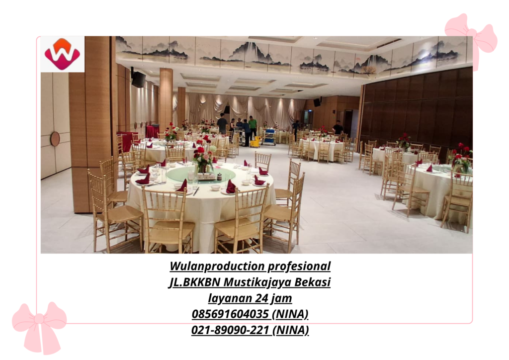 Rental KURSI TIFFANY Kayu Warna Gold Area Jakarta