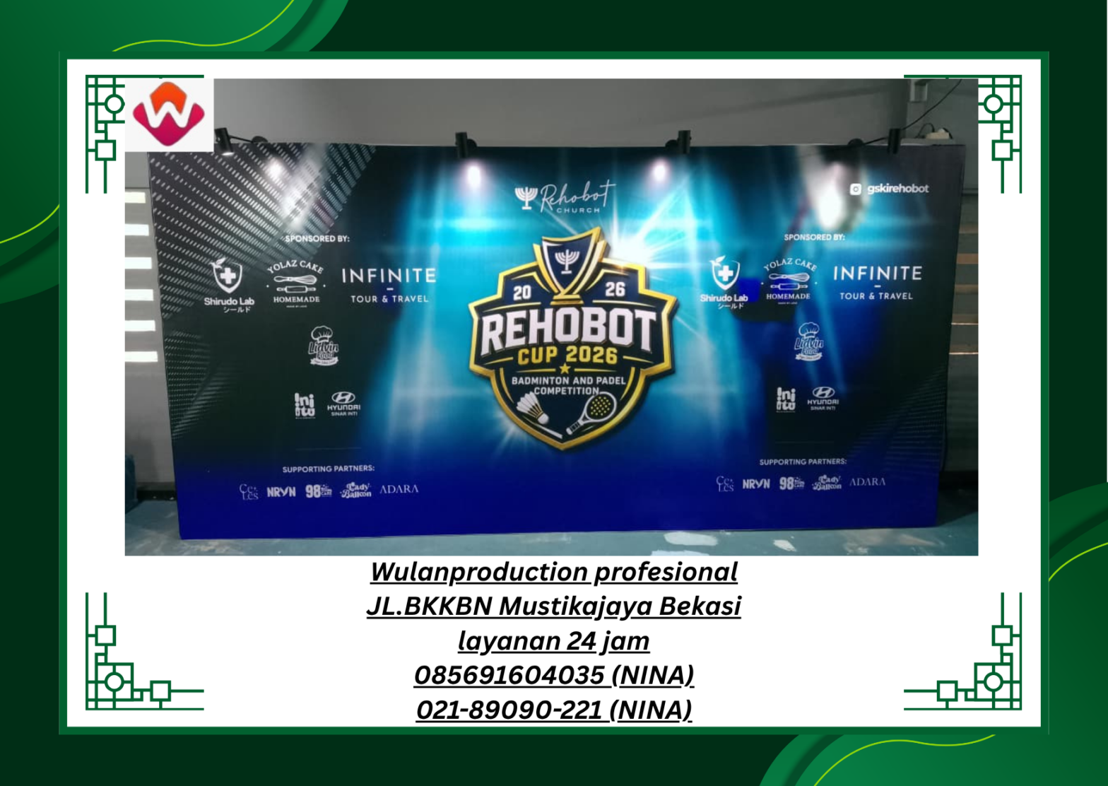 Sewa BACKDROP Area Jakarta Pusat