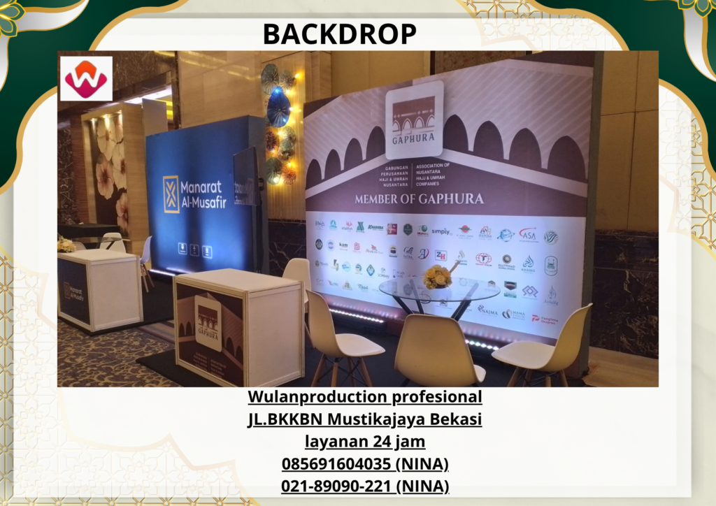 Sewa BACKDROP Murah Karawang Bekasi Bogor