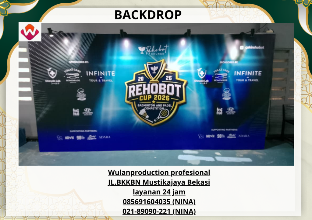 Sewa BACKDROP Murah Karawang Bekasi Bogor
