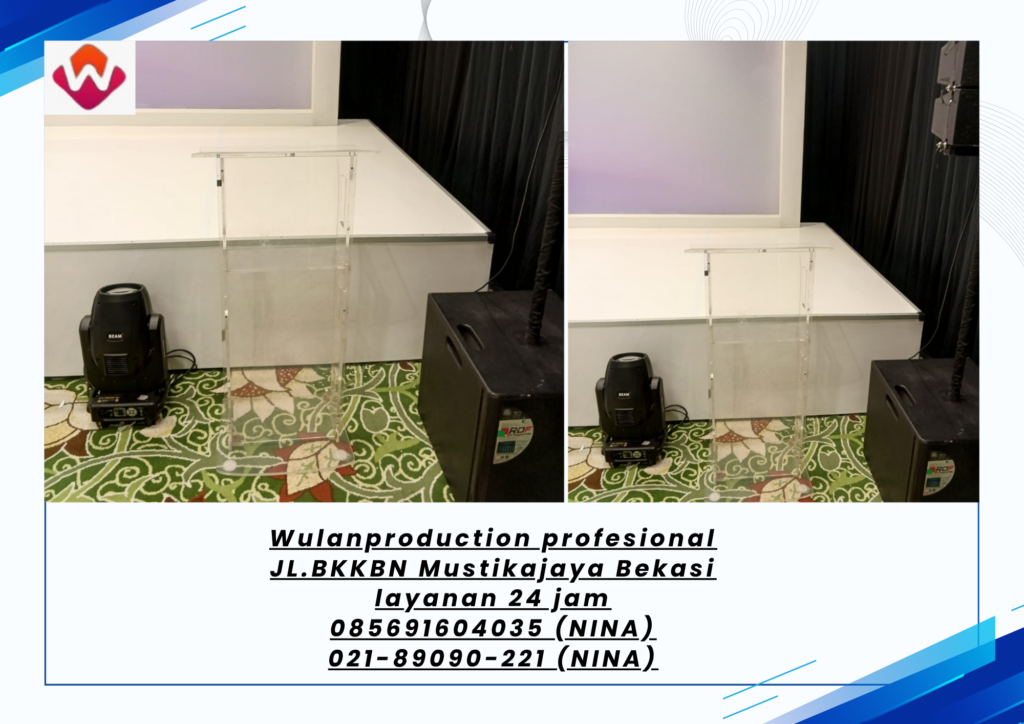 Sewa GATE TIRAI KURSI LIPAT LESEHAN PODIUM ACRYLIC Bekasi
