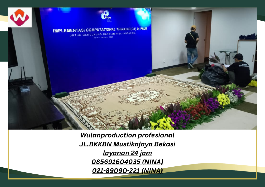 Sewa KARPET PERMADANI BACKDROP MINI GADEN Jakarta
