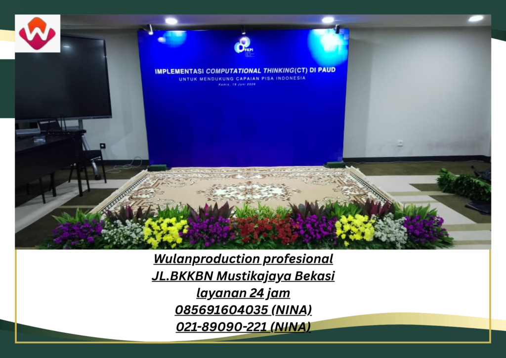 Sewa KARPET PERMADANI BACKDROP MINI GADEN Jakarta
