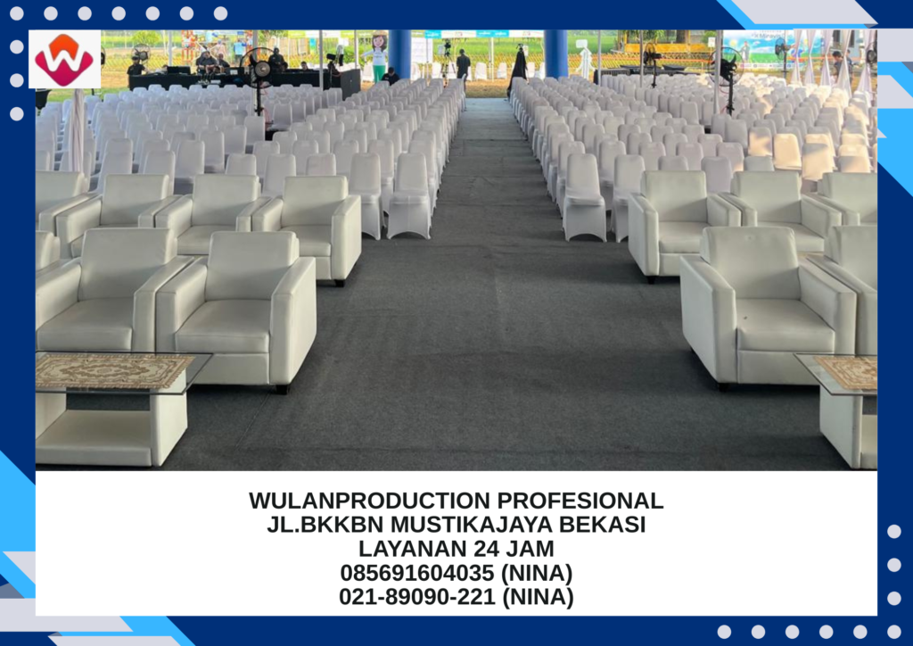 Sewa MEJA VIP SOFA KOTAK PUTIH KURSI EVENT Depok