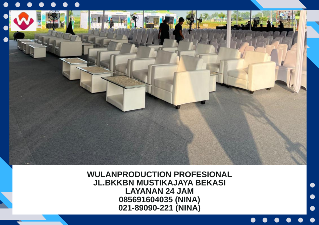 Sewa MEJA VIP SOFA KOTAK PUTIH KURSI EVENT Depok
