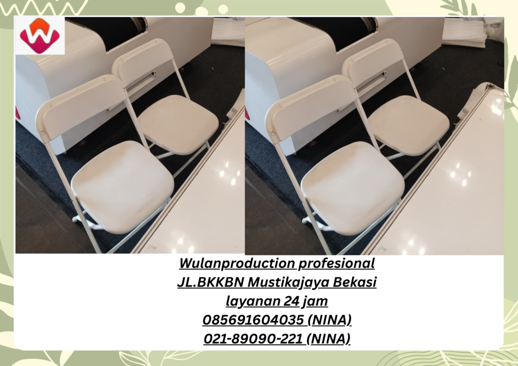 Sewa PARTISI BACKDROP KURSI LIPAT MEJA KACA Bekasi