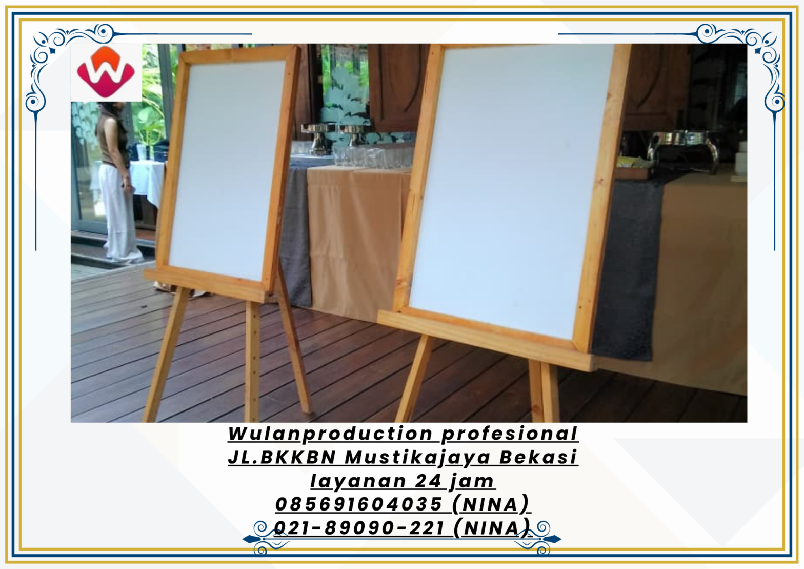 Sewa STANDING FRAME PHOTO Area Bandung