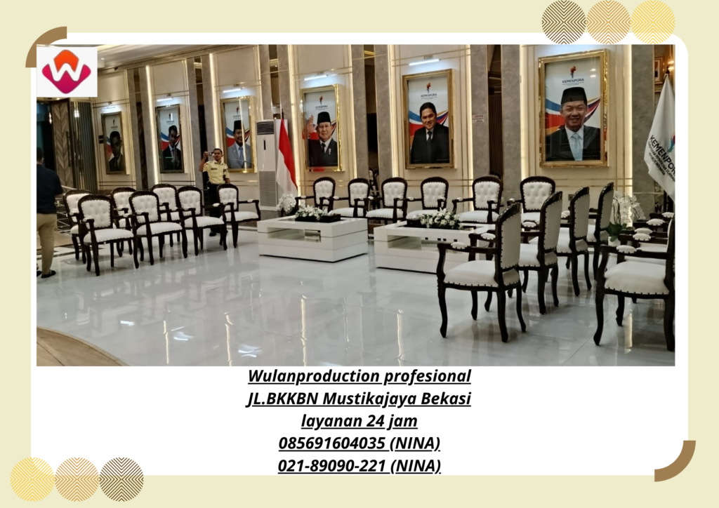 Rental KURSI dan SOFA VIP Terbaik Wilayah Jakarta Utara