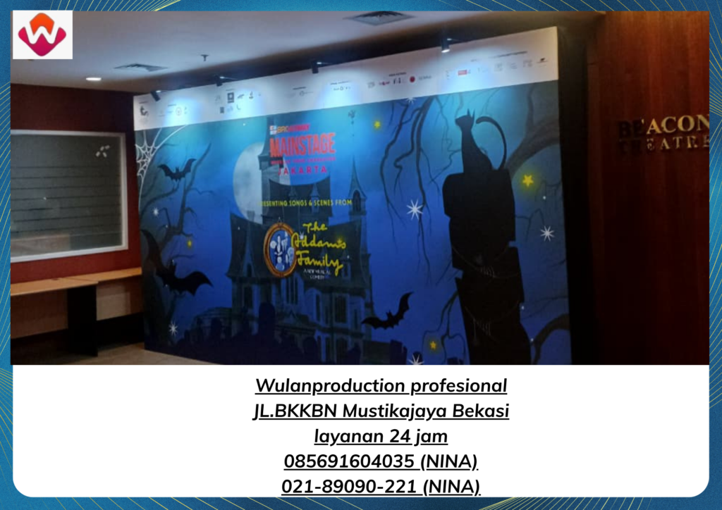 Sewa BACKDROP Event Internasional School Kelapa Gading