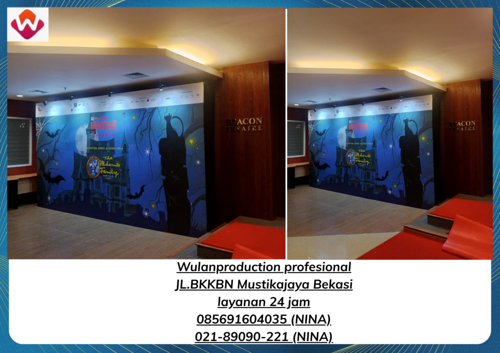 Sewa BACKDROP Event Internasional School Kelapa Gading