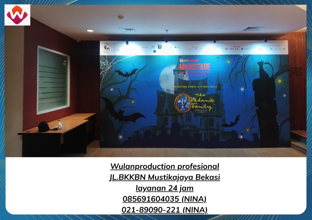 Sewa BACKDROP Event Internasional School Kelapa Gading